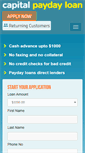 Mobile Screenshot of capitalpaydayloan.com